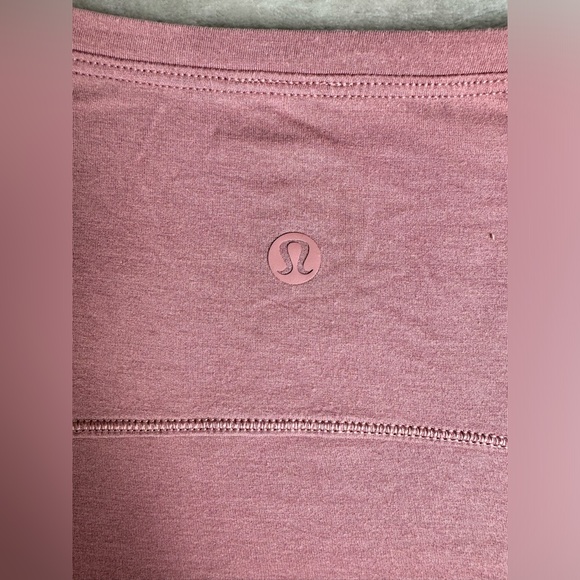 Lululemon‎ Tee Size Medium 8 To The Point Tee Quicksand Rose Pink Shirt - Picture 5 of 8